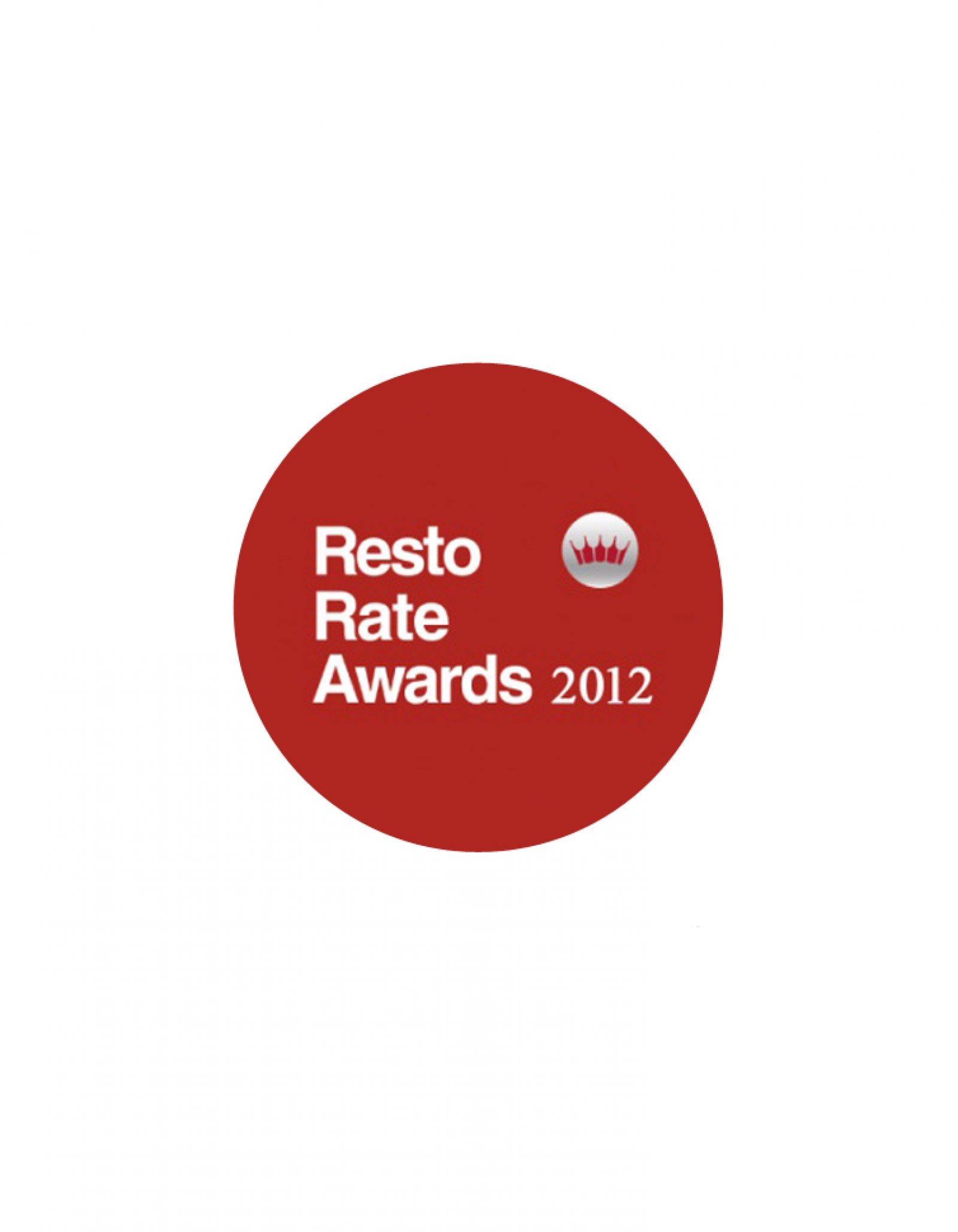 RESTO RATE AWARDS 2012 WINNER